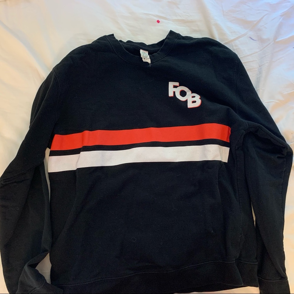 fall out boy crew neck sweatshirt